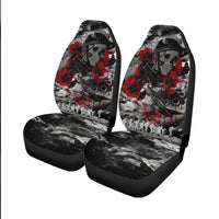 Skull Camo - U.S Army Undying Love For The Motherland Car Seat Covers - LT2 - Wonder Print Shop