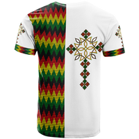 Ethiopian Art Cross T Shirt LT12 - Wonder Print Shop