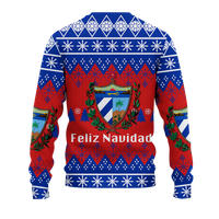Cuba Christmas Feliz Navidad Ugly Pattern Sweatshirt - LT12 - Wonder Print Shop