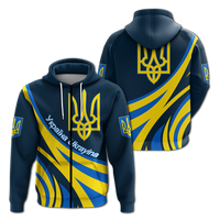 Ukraine Gold Trident Hoodie LT12 - Wonder Print Shop