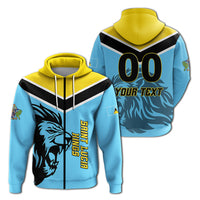 Custom Saint Lucia Kings Pride Zip Hoodie LT12 - Wonder Print Shop