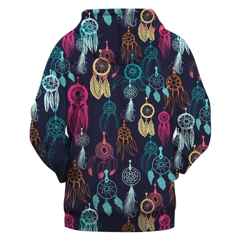 Full Color Dreamcatcher Native American All Over Hoodie LT10 - Wonder Print Shop