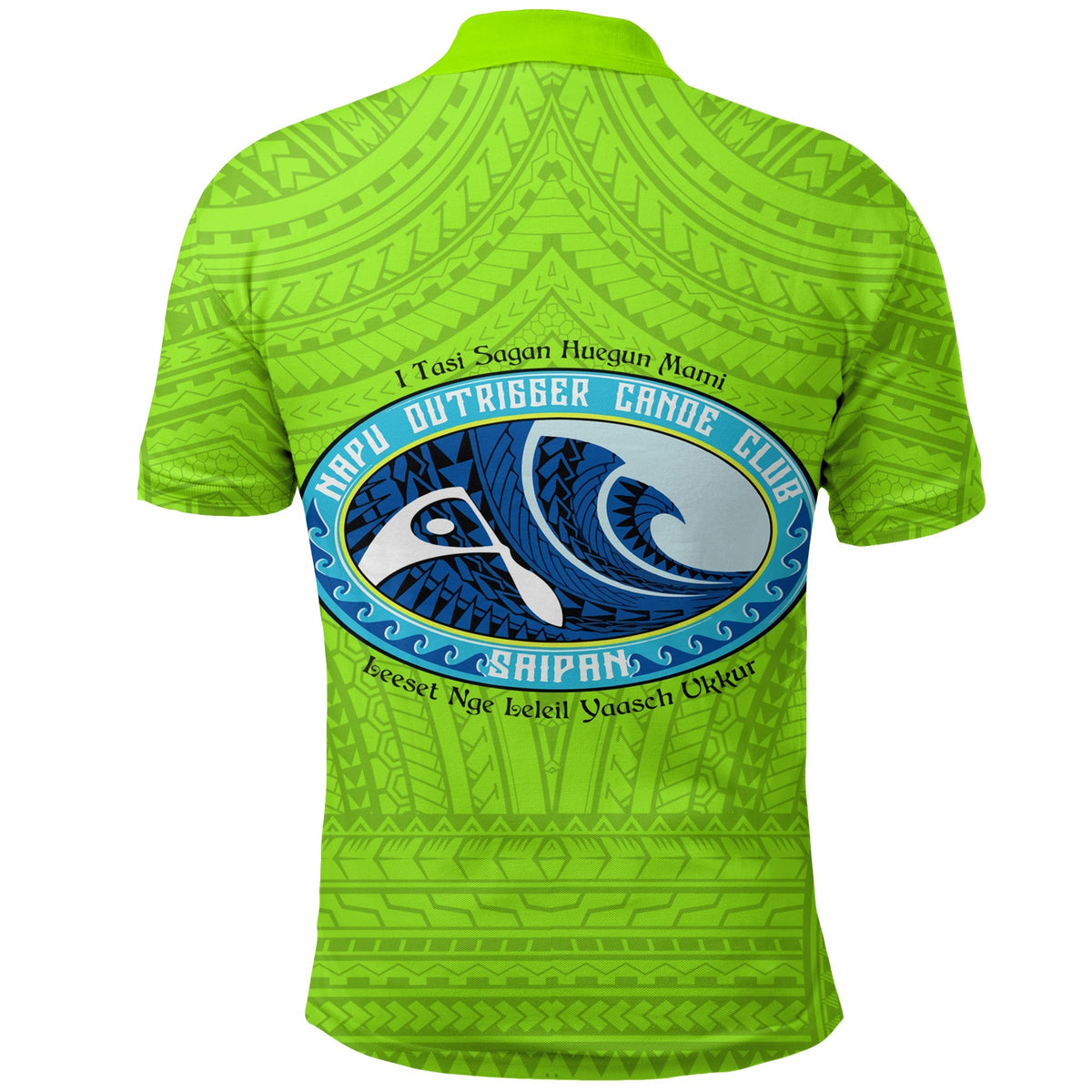 NAPU Outrigger Canoe Club Polo Shirt LT12 - Wonder Print Shop