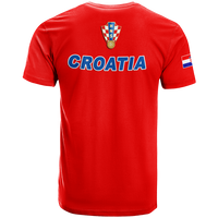 Croatia Football 2022 Checkerboard T Shirt LT12 - Wonder Print Shop