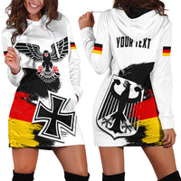 (Custom Personalised) Germany Hoodie Dress Grunge Deutschland Flag and Eagle LT13 - Wonder Print Shop