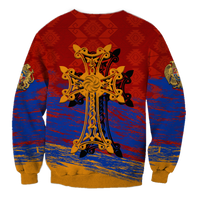 Armenia Khachkar Pride Sweatshirt LT12 - Wonder Print Shop