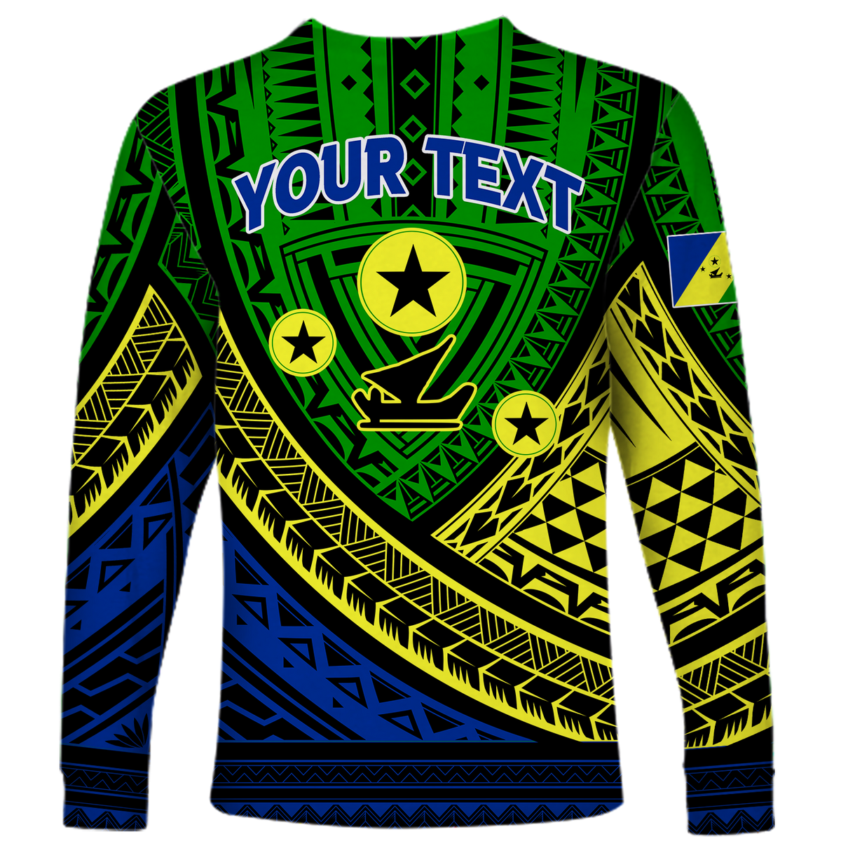 Custom Personalised Vanuatu Malampa Province Tribal Pattern Long Sleeve Shirt LT12 - Wonder Print Shop