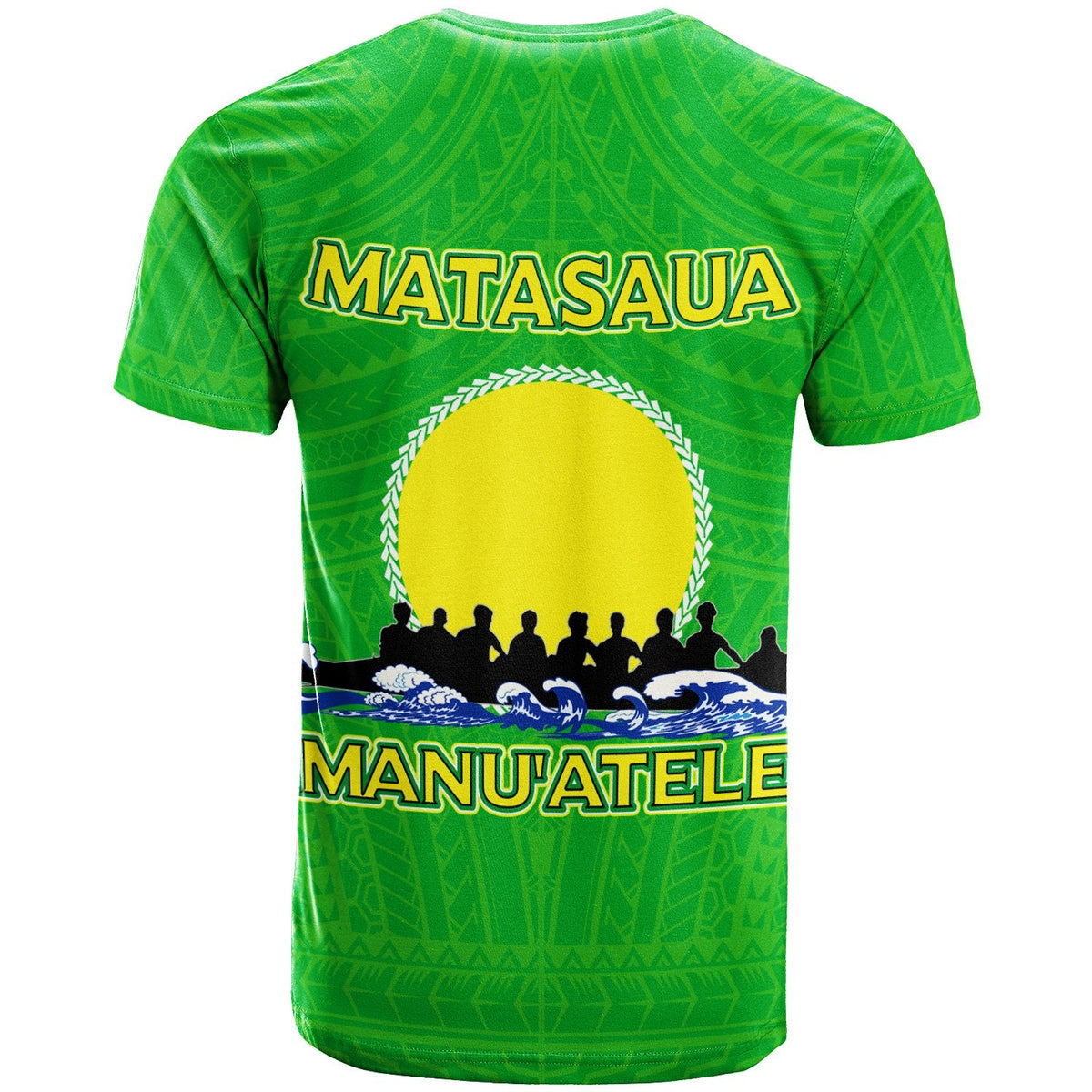 Ammerican Samoa T Shirt Matasaua ManuA Pride LT12 - Wonder Print Shop