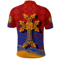 Armenia Khachkar Pride Polo Shirt LT12 - Wonder Print Shop