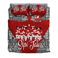 Tonga Rugby Ikale Tahi Sipi Tau Bedding Set - LT2 - Wonder Print Shop