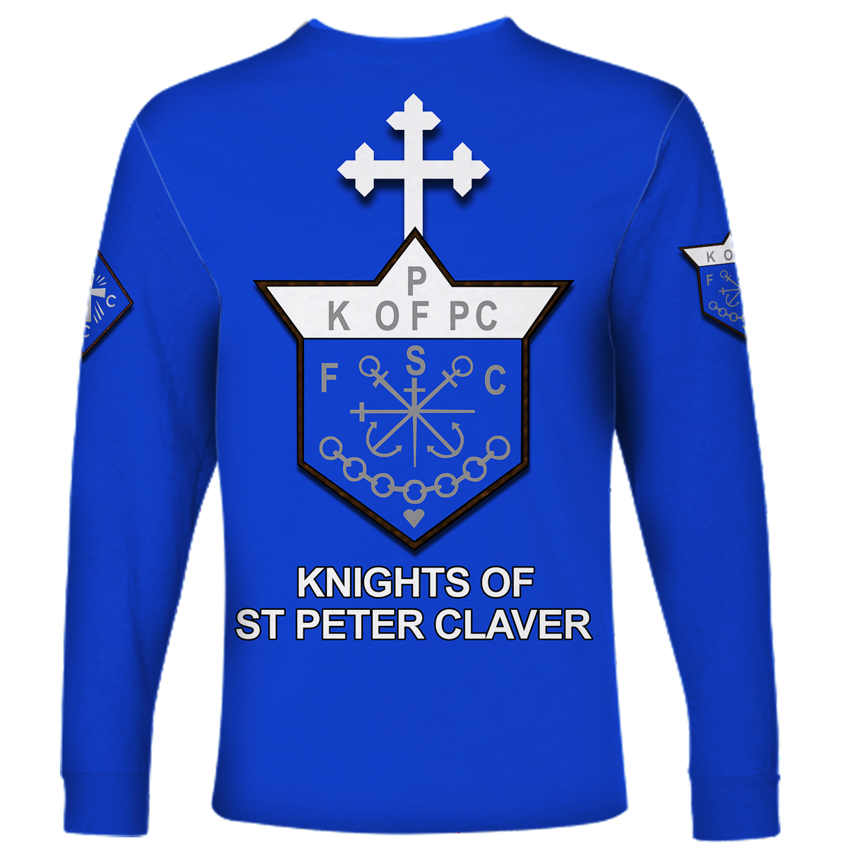 Knights of Peter Claver and Ladies Auxiliary Long Sleeve Shirt LT12 - Wonder Print Shop