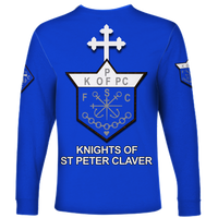 Knights of Peter Claver and Ladies Auxiliary Long Sleeve Shirt LT12 - Wonder Print Shop