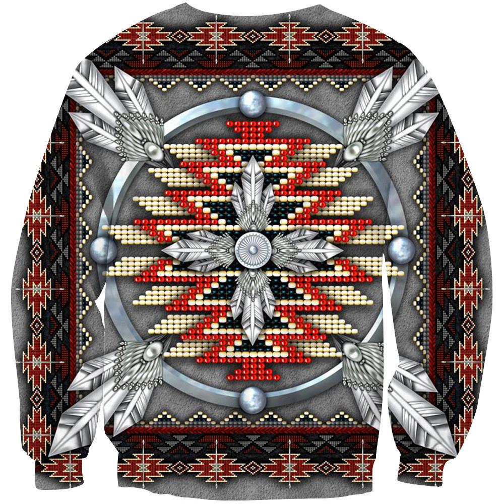 Naumaddic Arts Native American 3D Sweatshirt LT10 - Wonder Print Shop