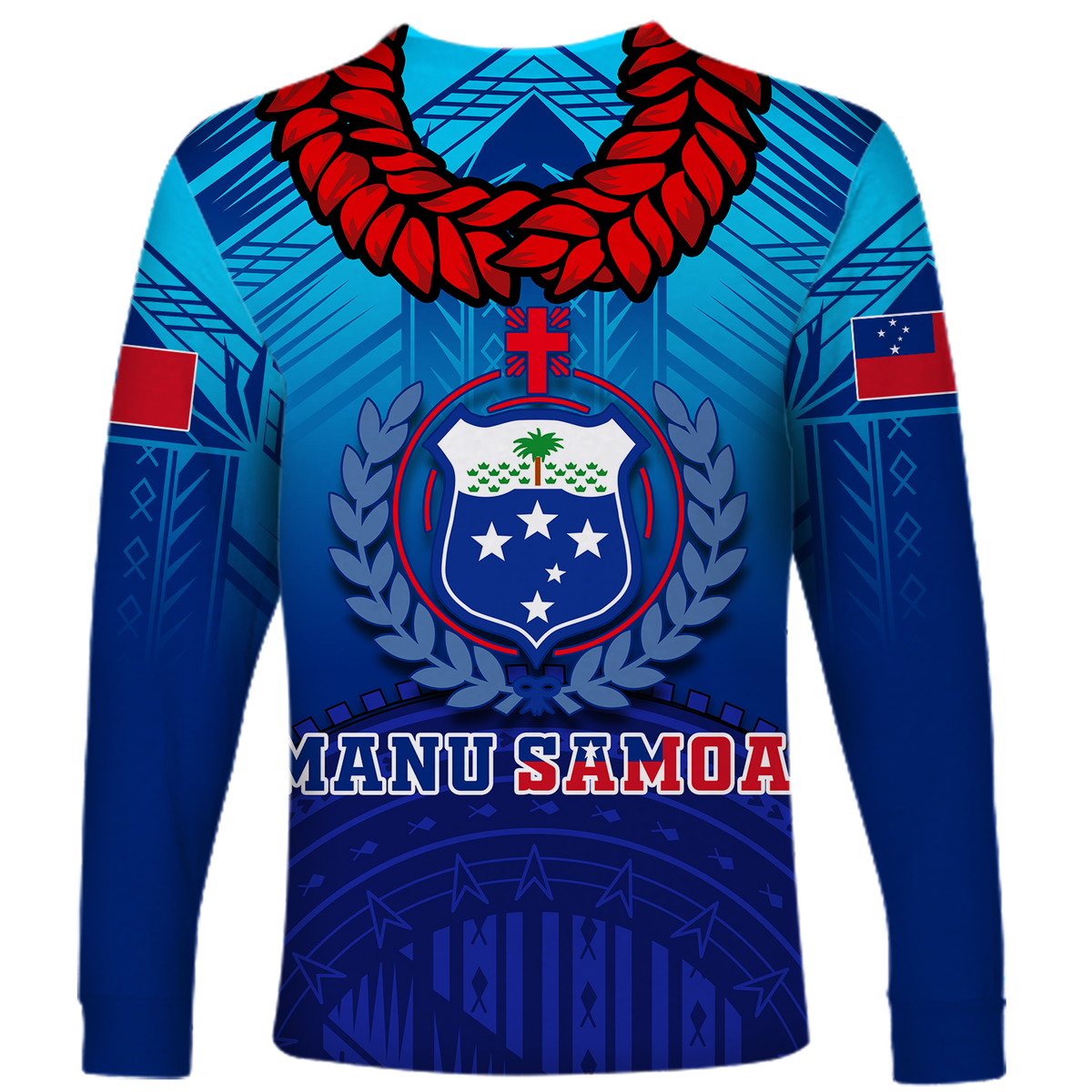 Manu Samoa Legend Long Sleeve Shirt LT12 - Wonder Print Shop