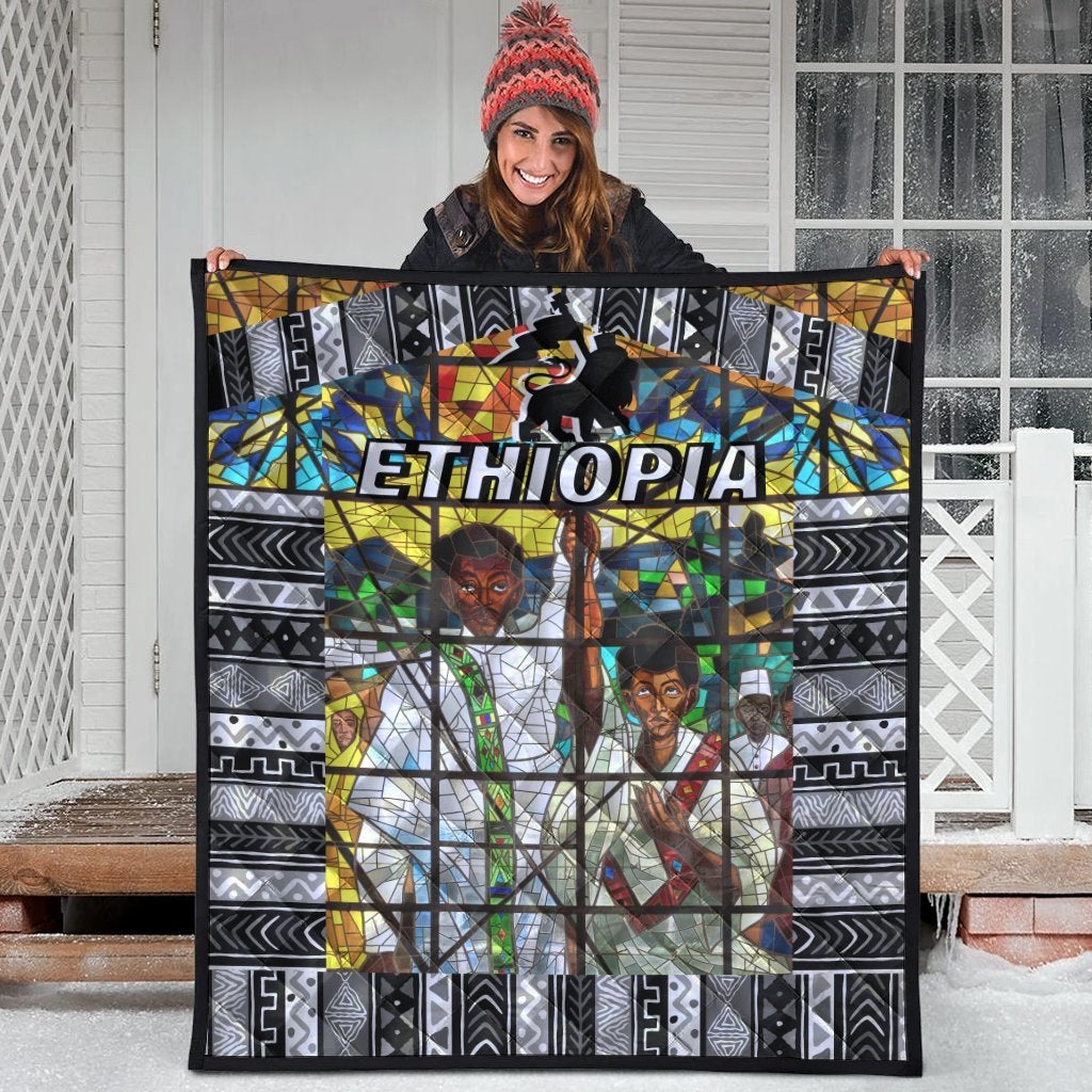 African Ethiopia Orthodox Premium Quilt - The Total Liberation Of Africa LT20 - Wonder Print Shop