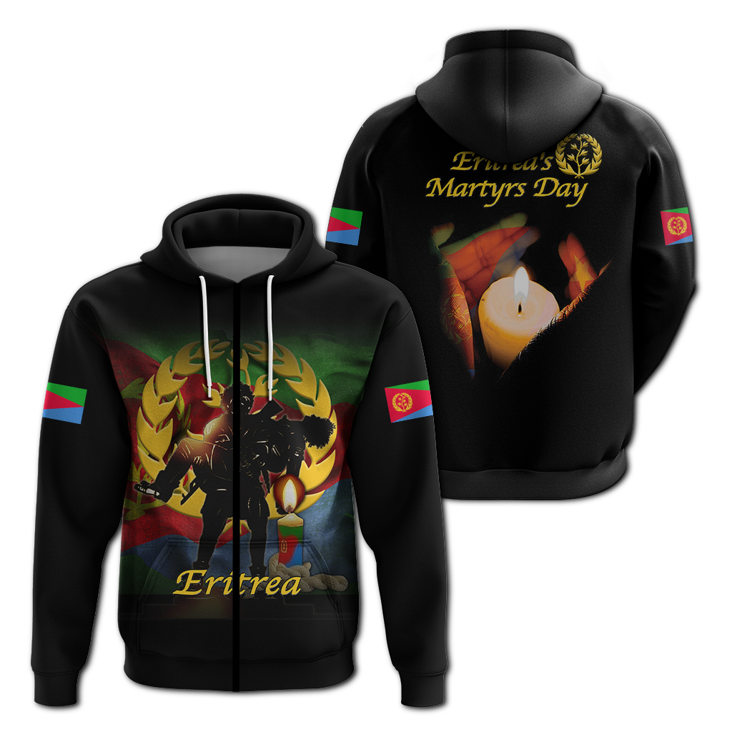 Eritrea Martyrs Day Candle Vigil Hoodie LT12 - Wonder Print Shop