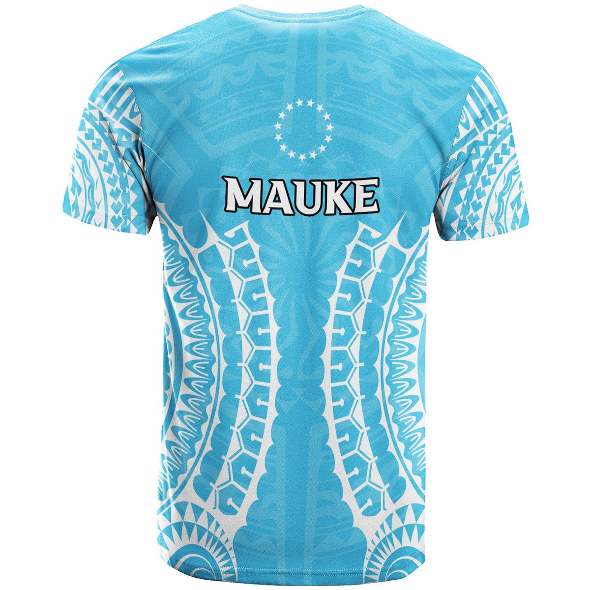 Cook Islands Mauke T Shirt Tribal Pattern LT12 - Wonder Print Shop