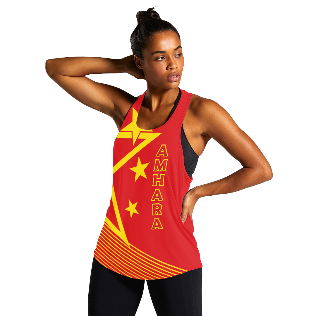 Amhara Region Legend Ethiopia Women Tank Top LT12 - Wonder Print Shop