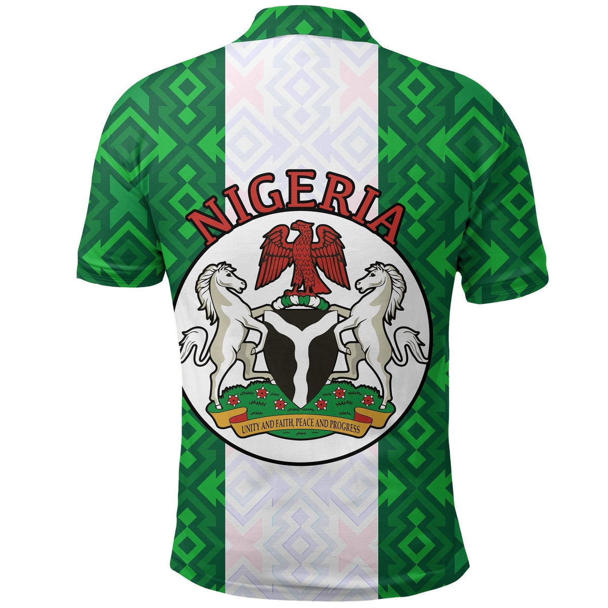 Nigeria African Patterns Polo Shirt LT20 - Wonder Print Shop