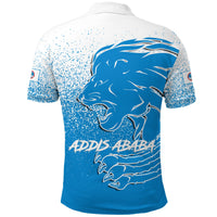 Addis Ababa Lion Legend Ethiopia Polo Shirt LT12 - Wonder Print Shop