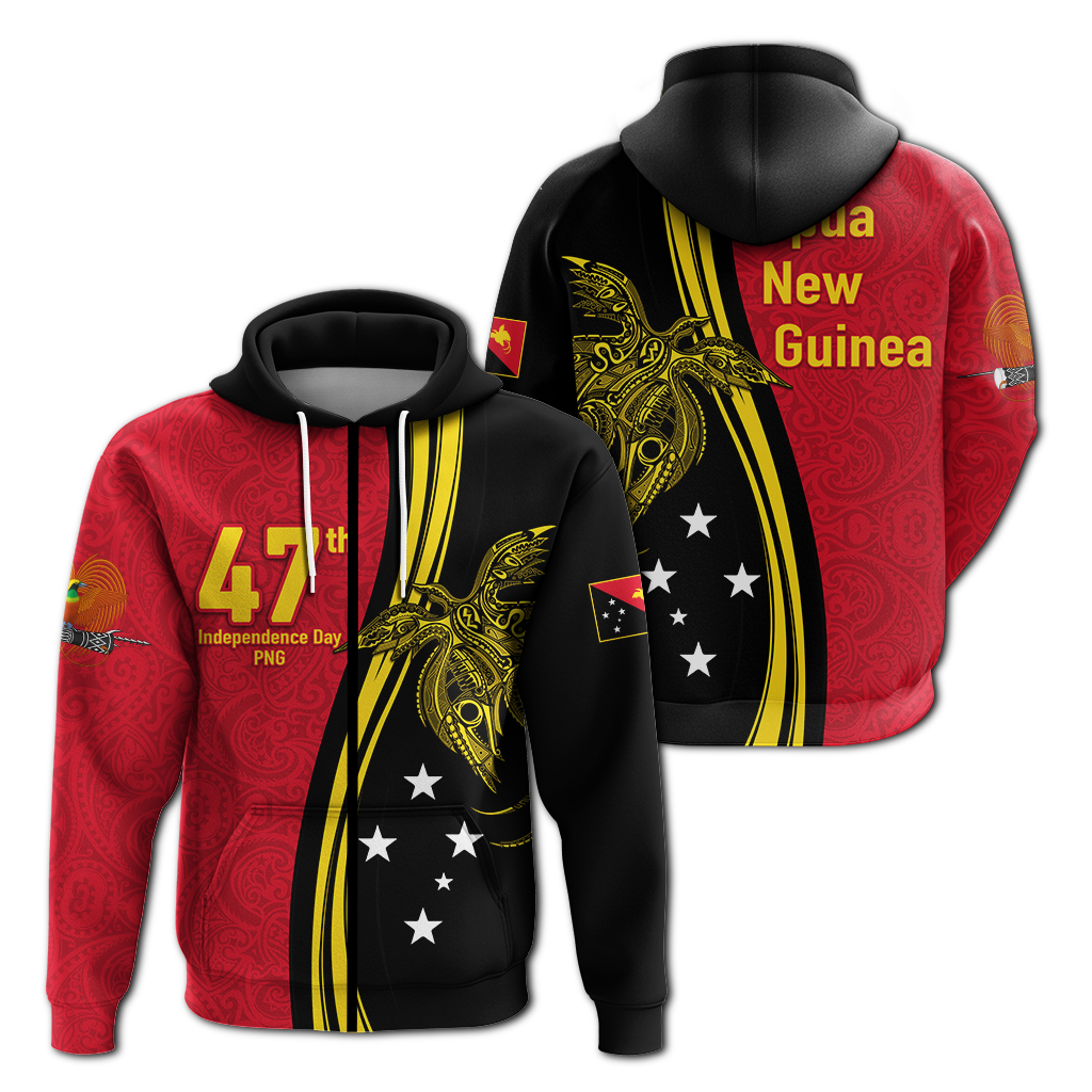 Papua New Guinea Independence Anniversary Polynesian Tribal Hoodie LT12 - Wonder Print Shop