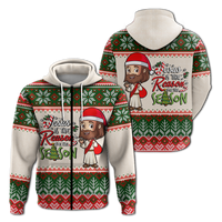 Christmas Jesus Is The Reason For The Season Ugly Pattern Hoodie LT12 - Wonder Print Shop