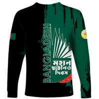 Bangladesh Pride Long Sleeve Shirt LT12 - Wonder Print Shop