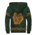 Celtic Disk Ornament Triple Spiral Sherpa Hoodie LT12 - Wonder Print Shop