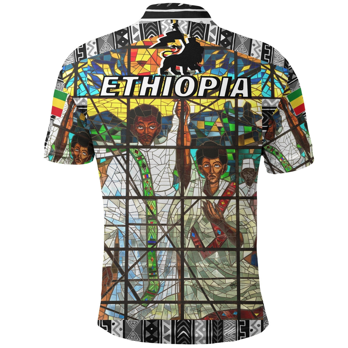 African Ethiopia Orthodox Polo Shirt The Total Liberation Of Africa LT20 - Wonder Print Shop