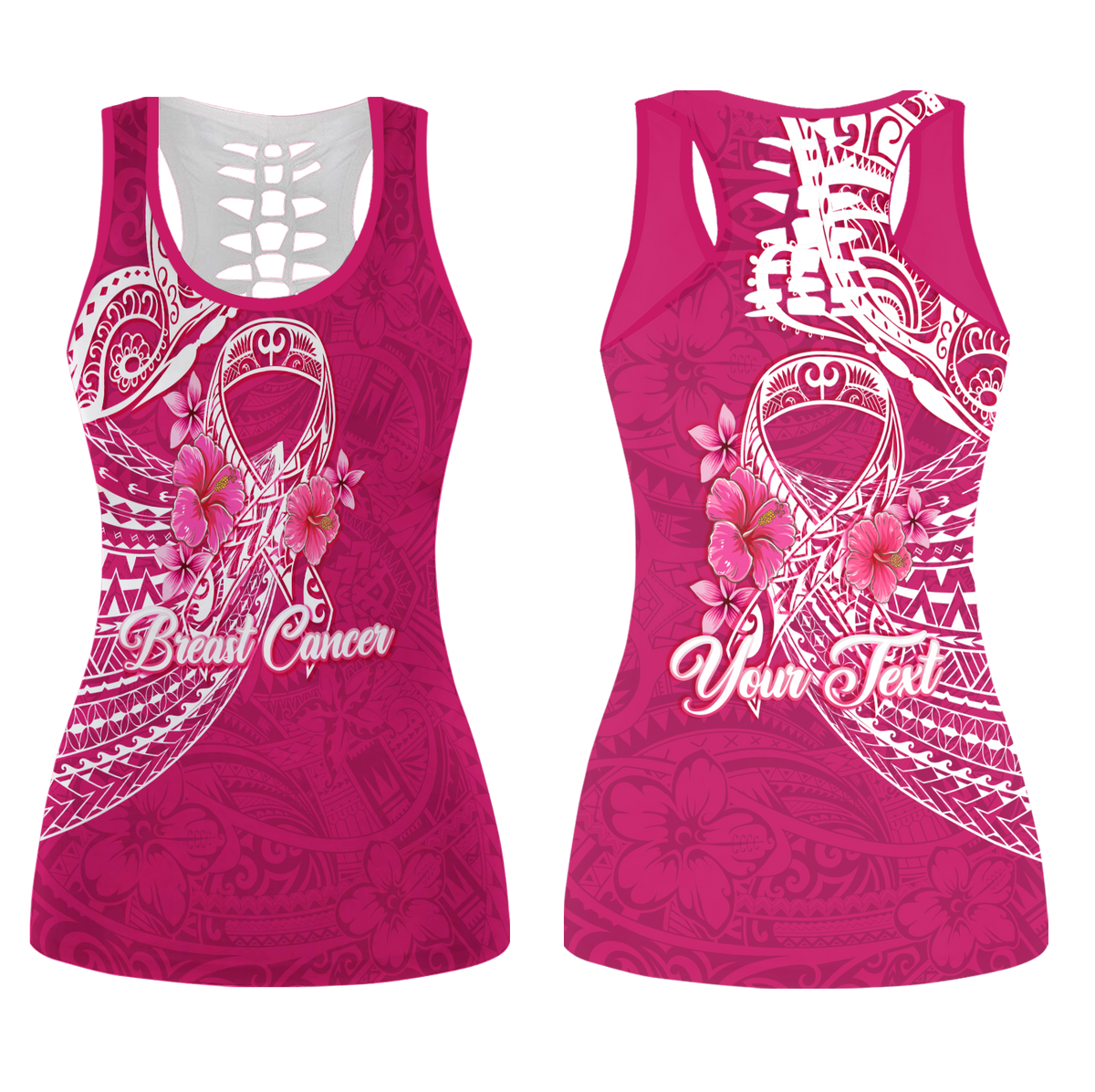 custom-personalised-breast-cancer-pink-ribbon-butterfly-polynesian-pink-version-hollow-tank-top