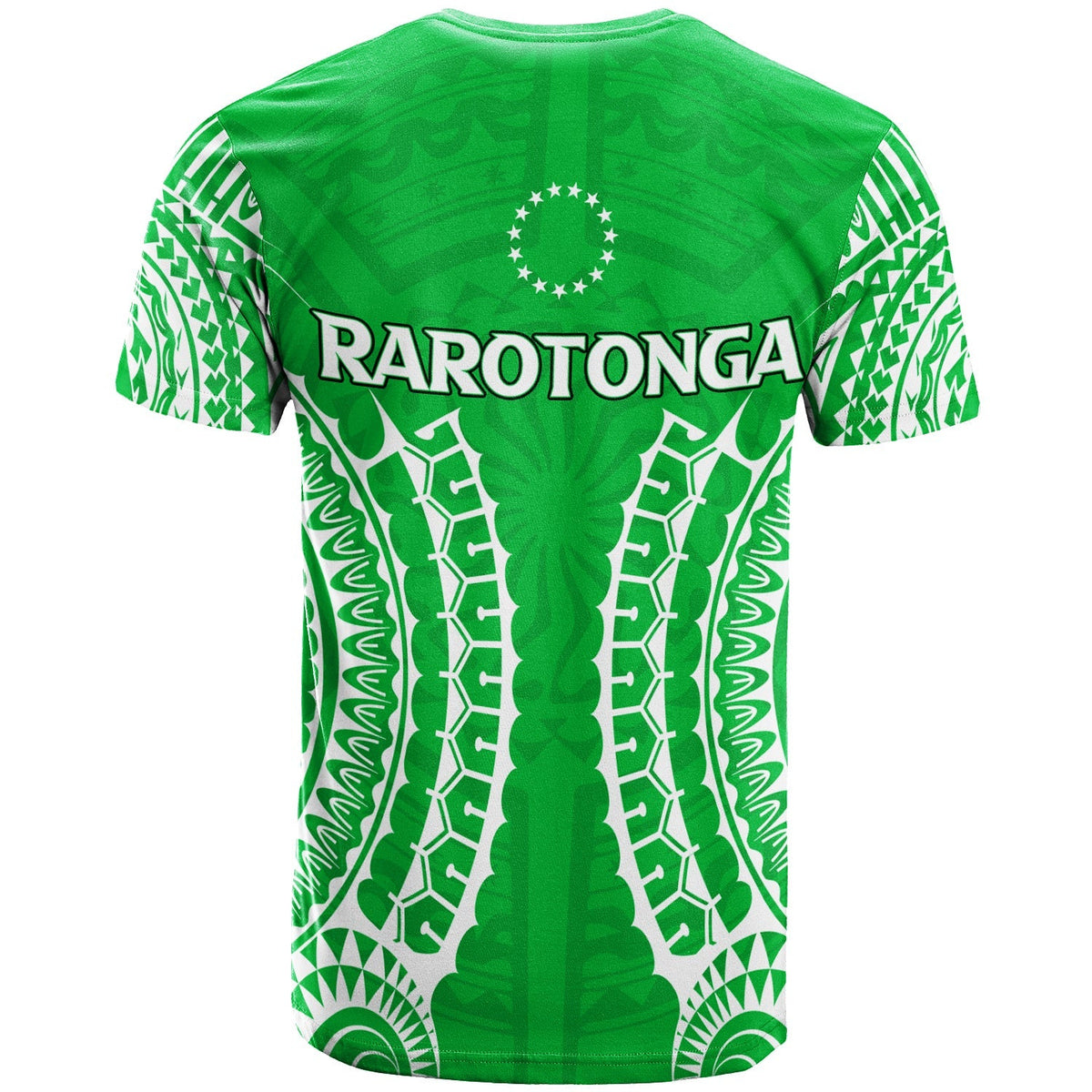 Cook Islands Rarotonga T Shirt Tribal Pattern LT12 - Wonder Print Shop