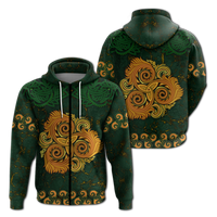 Celtic Disk Ornament Triple Spiral Hoodie LT12 - Wonder Print Shop
