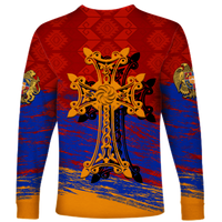 Armenia Khachkar Pride Long Sleeve Shirt LT12 - Wonder Print Shop