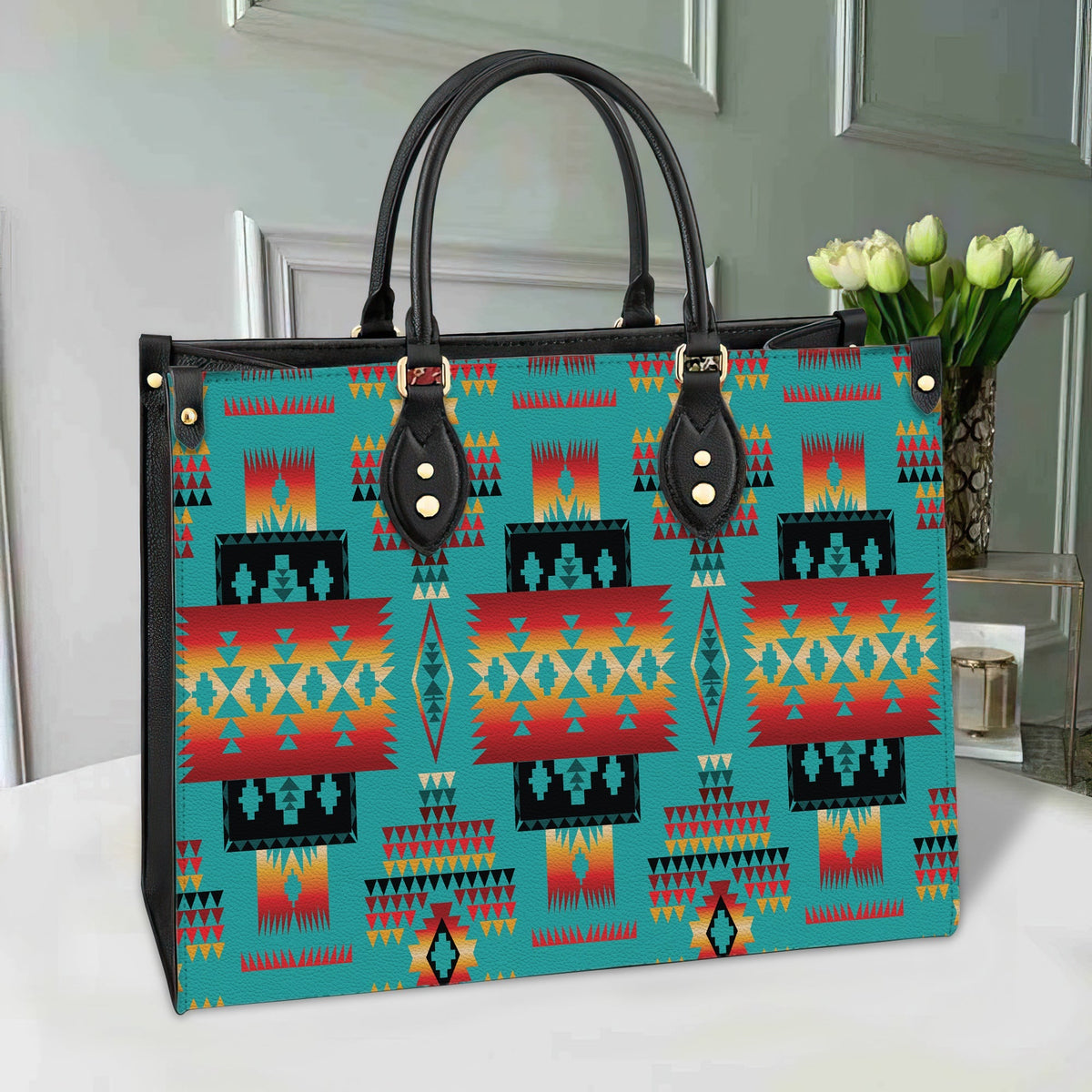 blue-native-american-tribes-leather-bag