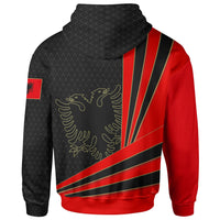 Albania Zip Up Hoodie Albania Flag - Wonder Print Shop