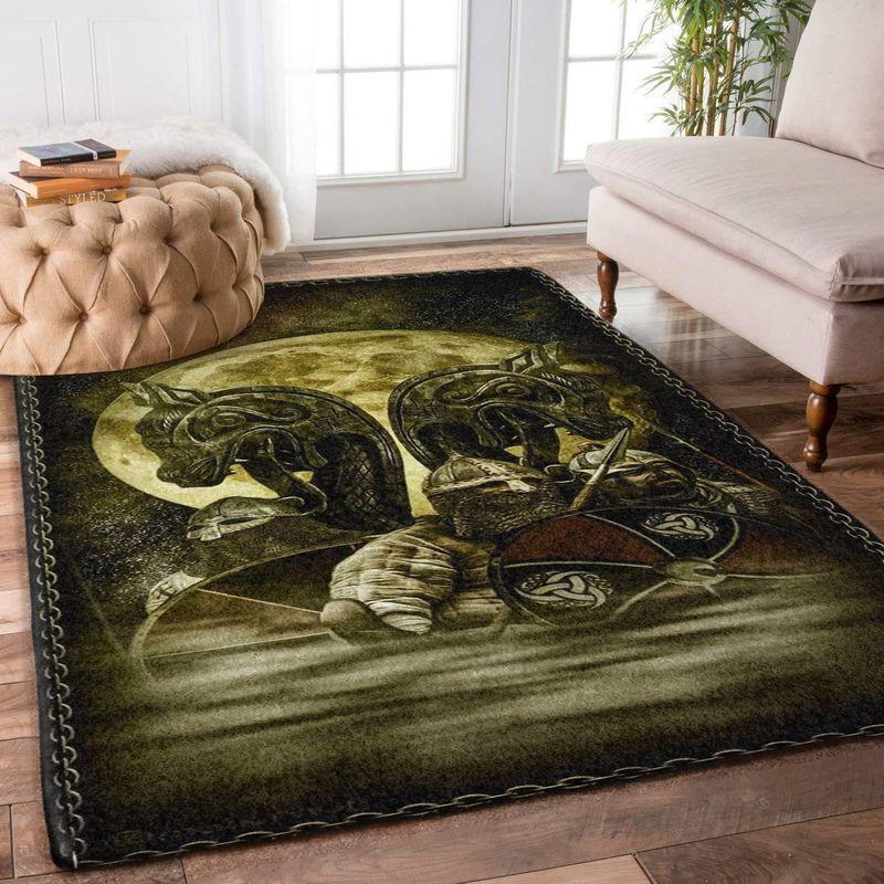 Viking Area Rug Viking Warriors Rectangle Rug RLT12 - Wonder Print Shop