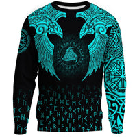 Viking Sweatshirt - Nordic Raven Tattoos RLT12 - Wonder Print Shop