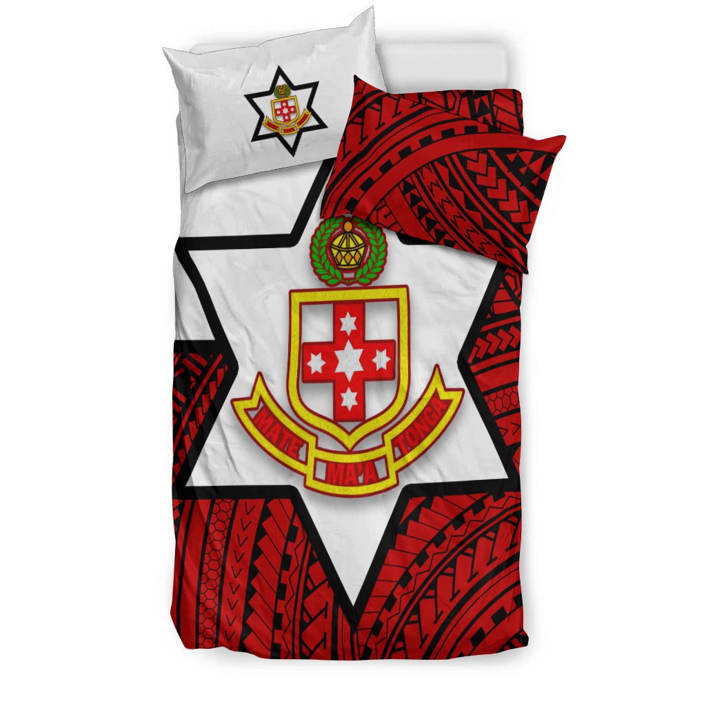 Kolisi Tonga Bedding Set - Mate Ma'a Tonga Red Original LT20 - Wonder Print Shop