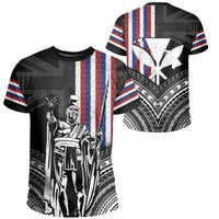 Hawaii Map Flag Kanaka King Kamehameha T Shirt - Wonder Print Shop