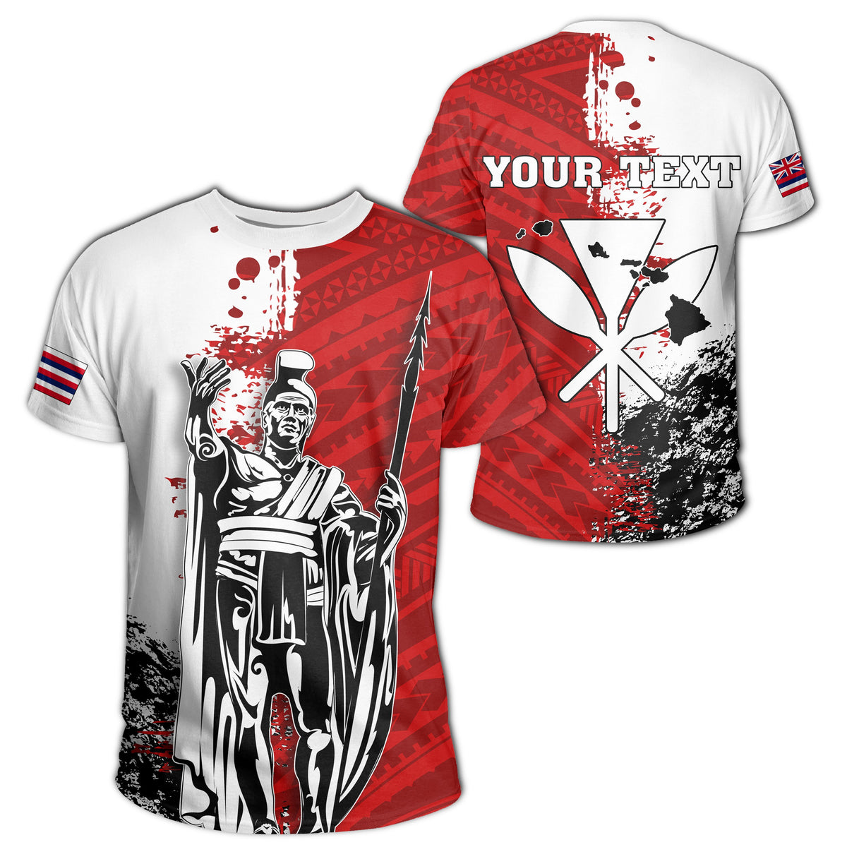 Hawaii King Polynesian T Shirt Sonic Style - Wonder Print Shop