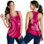 Breast Cancer Awareness Women Racerback Tank Hibiscus Polynesian No One Fights Alone LT13 - Wonder Print Shop