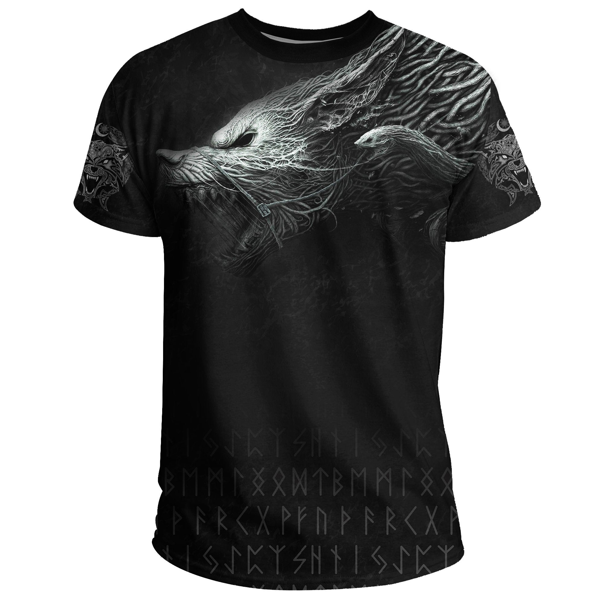Viking T Shirt, Fenrir RLT12 - Wonder Print Shop