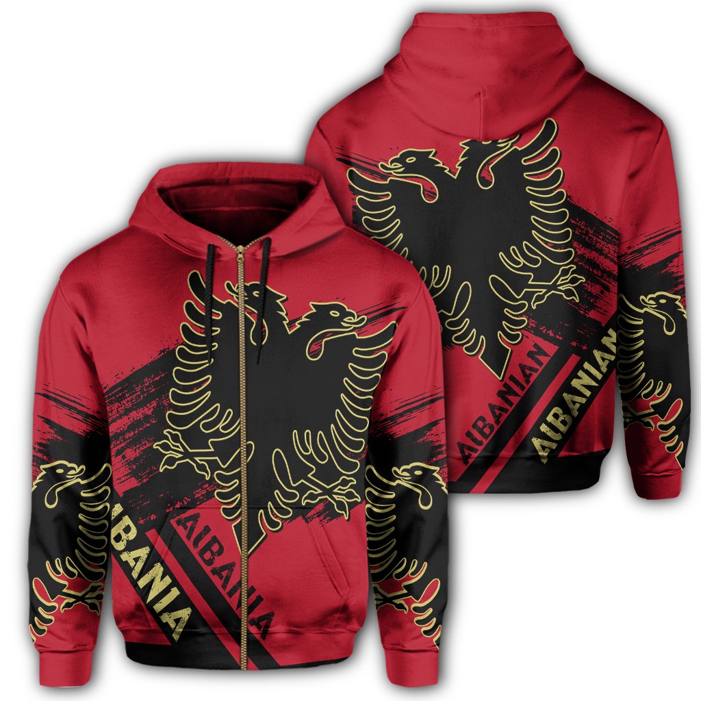 albania-coat-of-arms-identifier-zip-up-hoodie-brusch-style