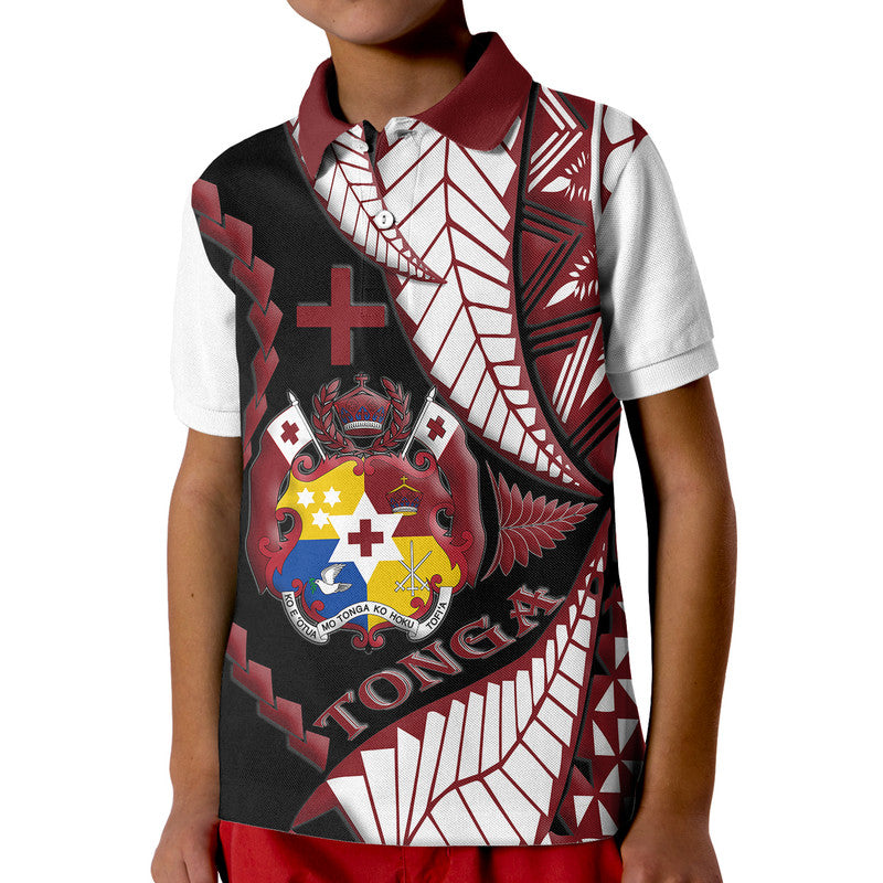Tonga Polo Shirt Emancipation Day Kupesi Pattern No.3 - Wonder Print Shop