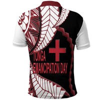 Tonga Polo Shirt Emancipation Day Kupesi Pattern No.3 - Wonder Print Shop