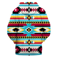 Native American Full Color Southwest Pattern 3D Hoodie LT10 - Wonder Print Shop