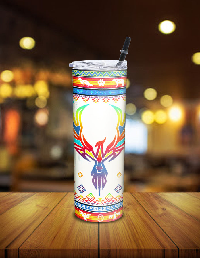 Phoenix Rising Native American Skinny Tumbler LT10 - Wonder Print Shop
