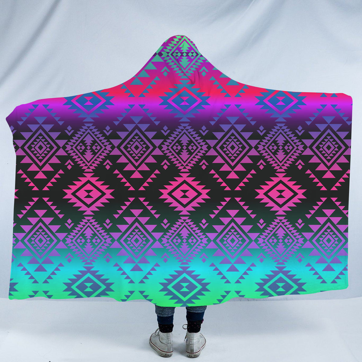 pattern-native-american-design-hooded-blanket