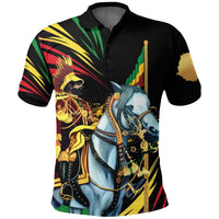Ethiopia Emperor Haile Selassie Polo Shirt - Wonder Print Shop