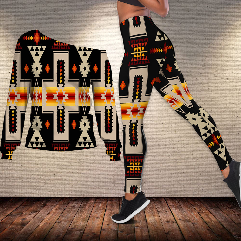 black-tribe-design-native-american-off-shoulder-sweater-legging-set